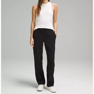 Lululemon Straight-Leg Mid-Rise Pant Luxtreme Regular, Black, L